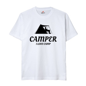 キャンプTシャツ