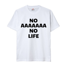 NO AAA NO LIFE Black