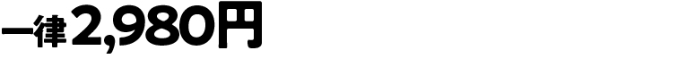 一律 2,980円
