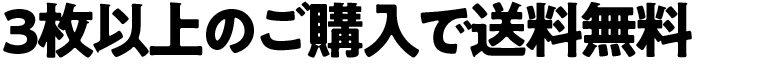3枚以上のご購入で送料無料円
